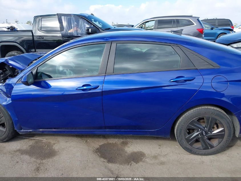 2022 Hyundai Elantra Sel VIN: 5NPLM4AG4NH056019 Lot: 43373501