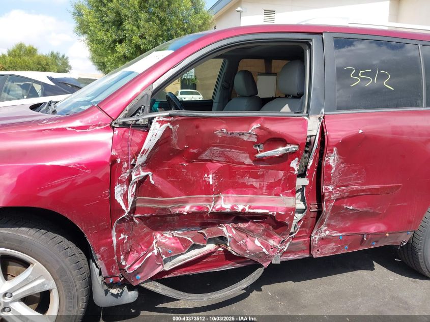 2008 Toyota Highlander Limited VIN: JTEES42A282076683 Lot: 43373512