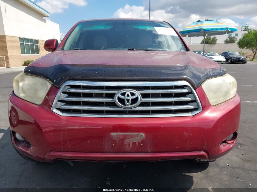 2008 Toyota Highlander Limited VIN: JTEES42A282076683 Lot: 43373512