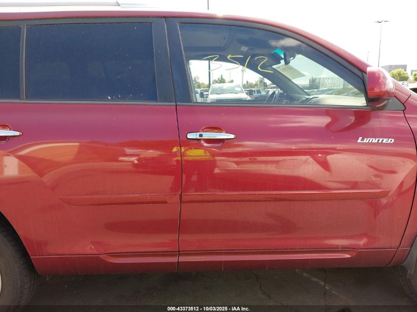 2008 Toyota Highlander Limited VIN: JTEES42A282076683 Lot: 43373512