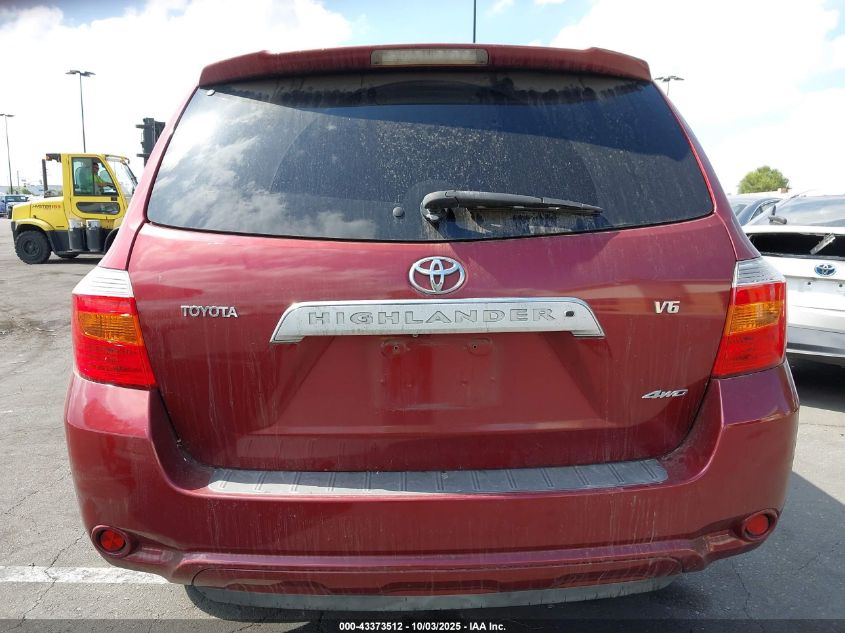 2008 Toyota Highlander Limited VIN: JTEES42A282076683 Lot: 43373512