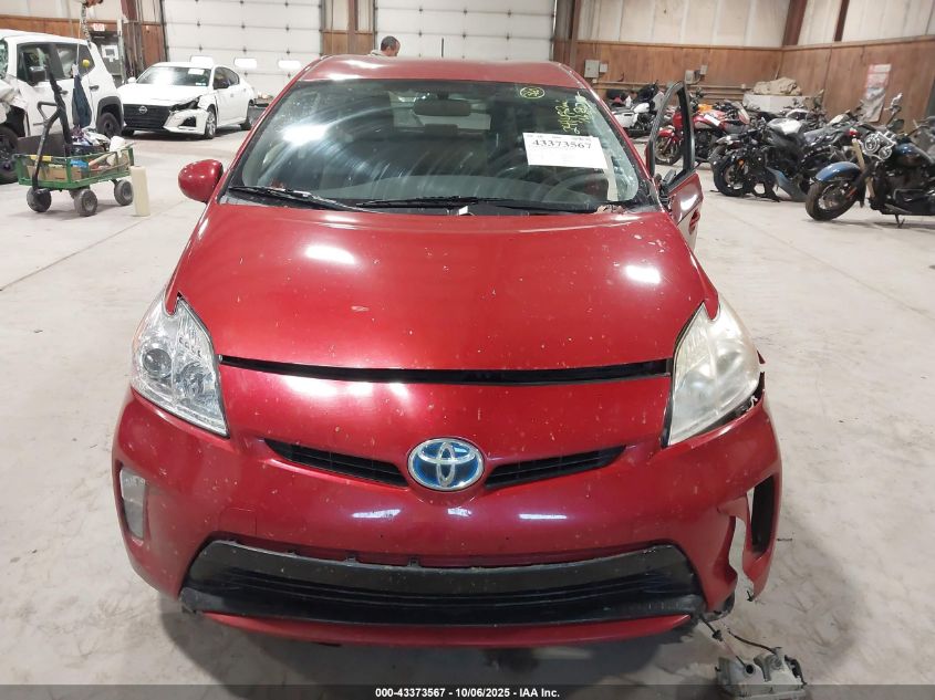 2012 Toyota Prius Three VIN: JTDKN3DU6C1521120 Lot: 43373567