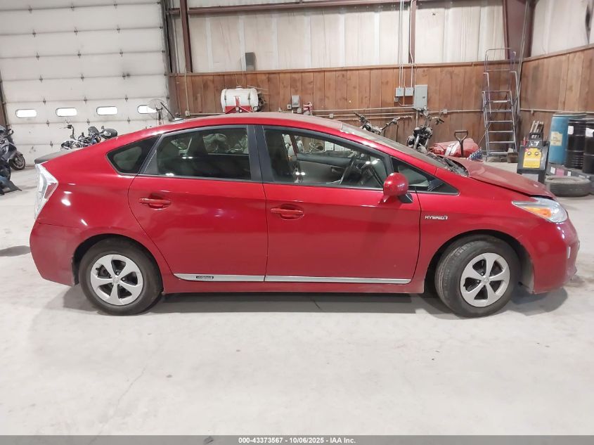 2012 Toyota Prius Three VIN: JTDKN3DU6C1521120 Lot: 43373567