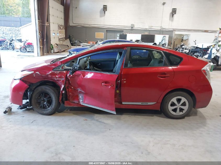 2012 Toyota Prius Three VIN: JTDKN3DU6C1521120 Lot: 43373567