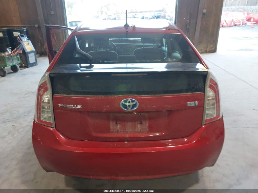 2012 Toyota Prius Three VIN: JTDKN3DU6C1521120 Lot: 43373567