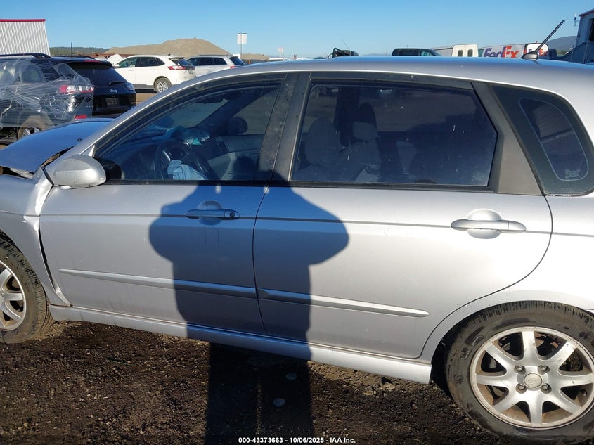 2006 Kia Spectra5 VIN: KNAFE162665345648 Lot: 43373663