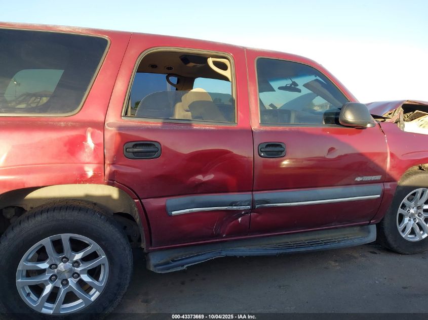 2003 Chevrolet Tahoe Ls VIN: 1GNEC13V63J162084 Lot: 43373669