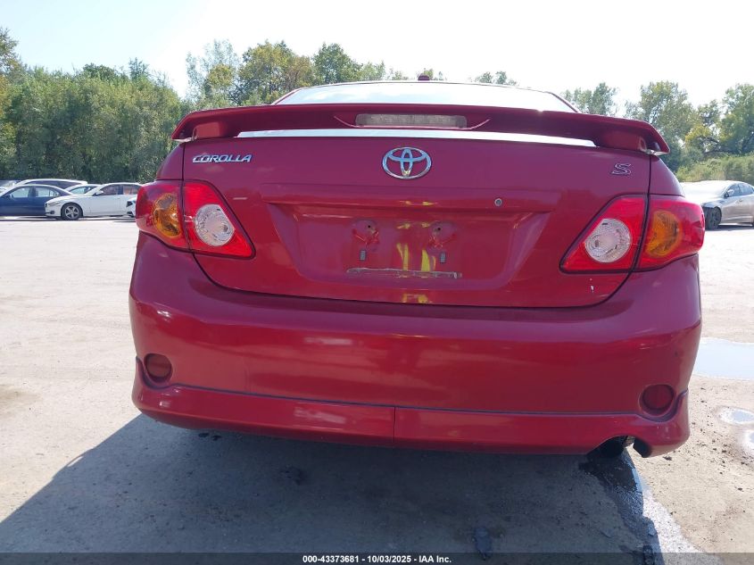 2009 Toyota Corolla S VIN: 1NXBU40E99Z058299 Lot: 43373681