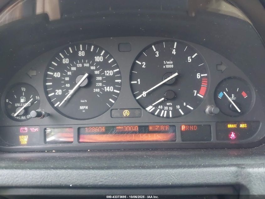 2002 BMW X5 3.0I VIN: 5UXFA53522LV71324 Lot: 43373695