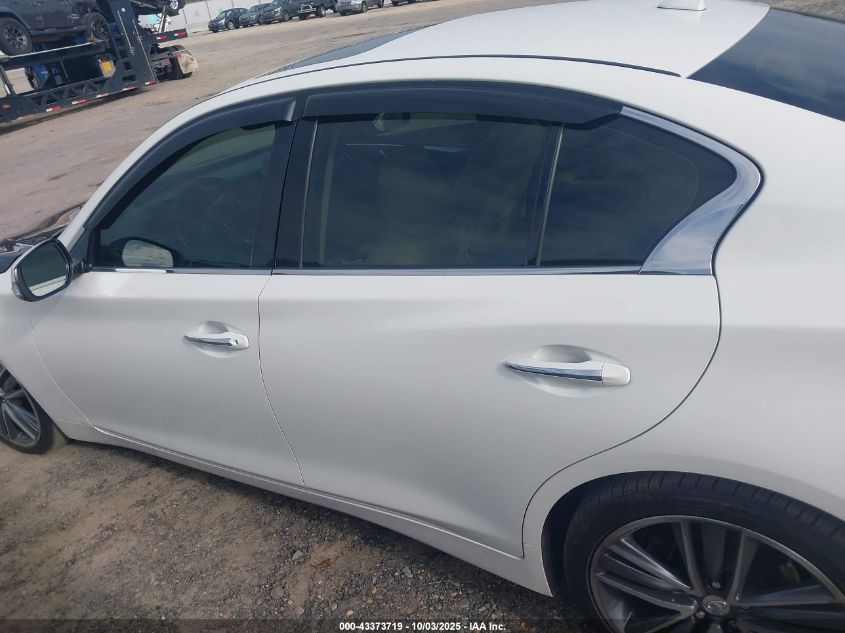 2016 Infiniti Q50 3.0T Premium VIN: JN1EV7AR8GM345554 Lot: 43373719