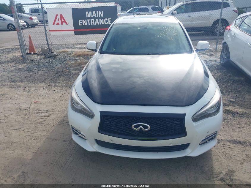 2016 Infiniti Q50 3.0T Premium VIN: JN1EV7AR8GM345554 Lot: 43373719