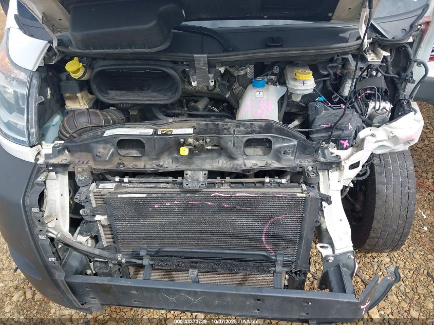 2021 Ram Promaster 3500 Cargo Van High Roof 159 Wb Ext VIN: 3C6MRVJG8ME529135 Lot: 43373739