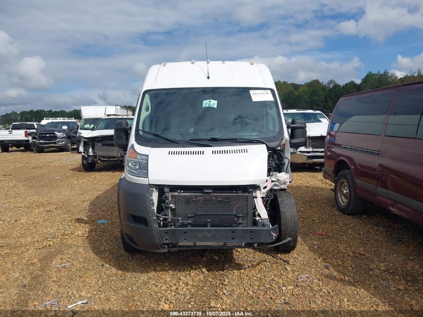 2021 Ram Promaster 3500 Cargo Van High Roof 159 Wb Ext VIN: 3C6MRVJG8ME529135 Lot: 43373739