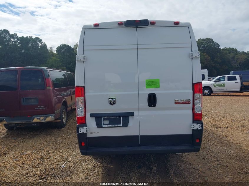 2021 Ram Promaster 3500 Cargo Van High Roof 159 Wb Ext VIN: 3C6MRVJG8ME529135 Lot: 43373739