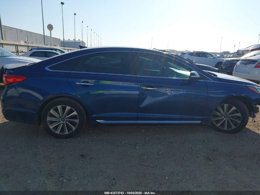 2015 Hyundai Sonata Sport VIN: 5NPE34AF2FH180262 Lot: 43393134