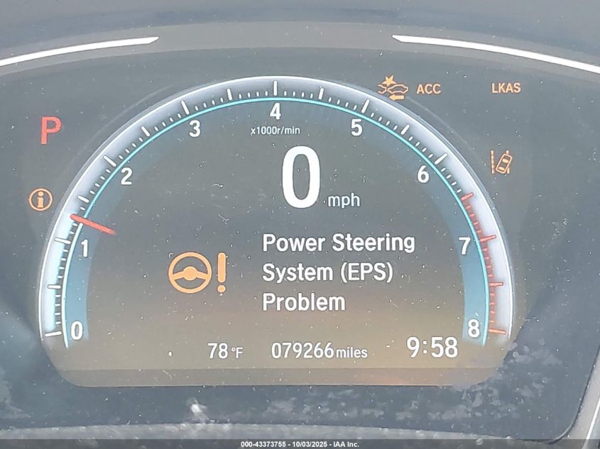 2020 Honda Civic Ex VIN: 19XFC1F36LE000881 Lot: 43373755