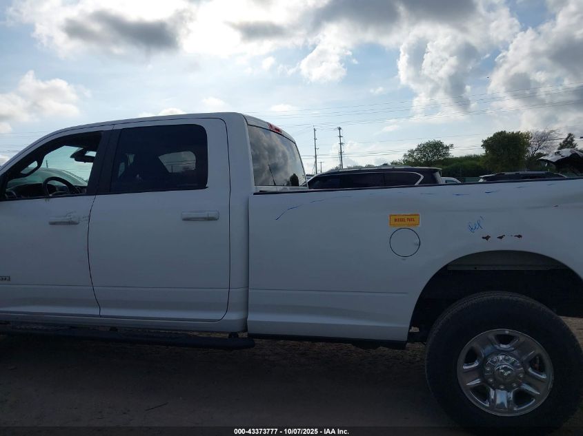2022 Ram 2500 Big Horn 4X4 8' Box VIN: 3C6UR5JL1NG119909 Lot: 43373777