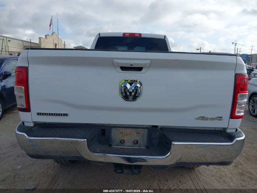2022 Ram 2500 Big Horn 4X4 8' Box VIN: 3C6UR5JL1NG119909 Lot: 43373777