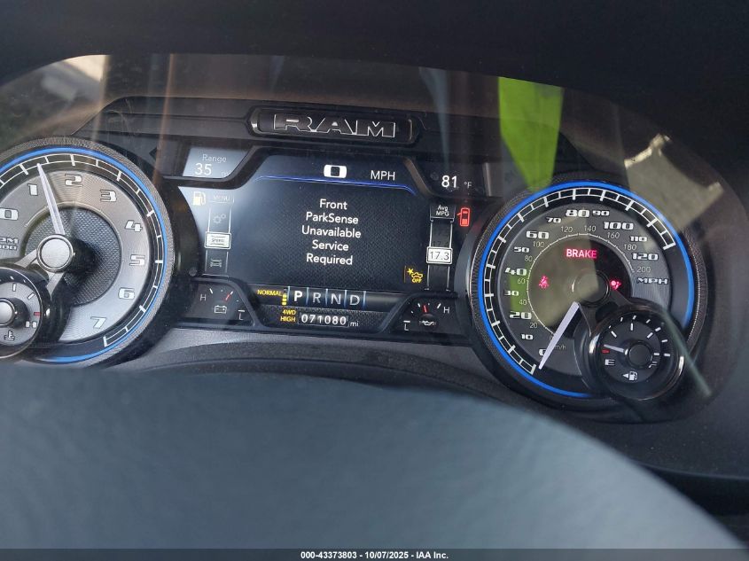 2022 Ram 1500 Limited 4X4 5'7 Box VIN: 1C6SRFHT3NN119355 Lot: 43373803