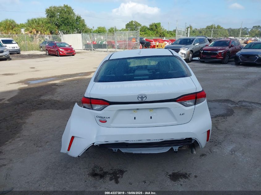 2025 Toyota Corolla Le VIN: 5YFB4MDE2SP347218 Lot: 43373819