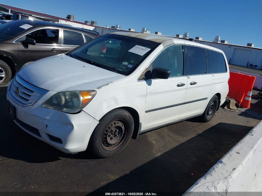 2008 Honda Odyssey Lx VIN: 5FNRL38248B003857 Lot: 43373821