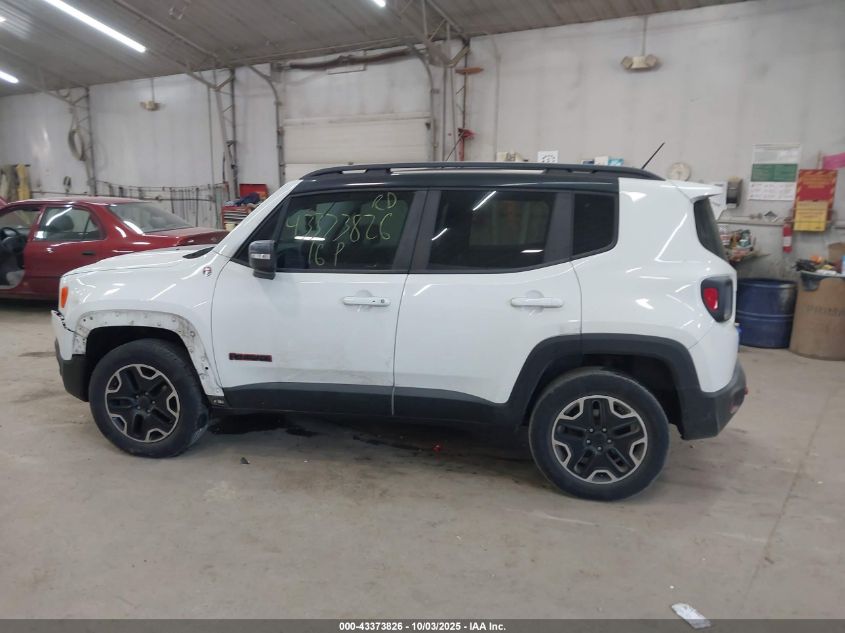 2016 Jeep Renegade Trailhawk VIN: ZACCJBCT9GPD87034 Lot: 43373826