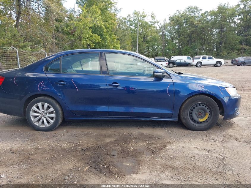 2011 Volkswagen Jetta 2.5L Se VIN: 3VWDX7AJ5BM338343 Lot: 43373839