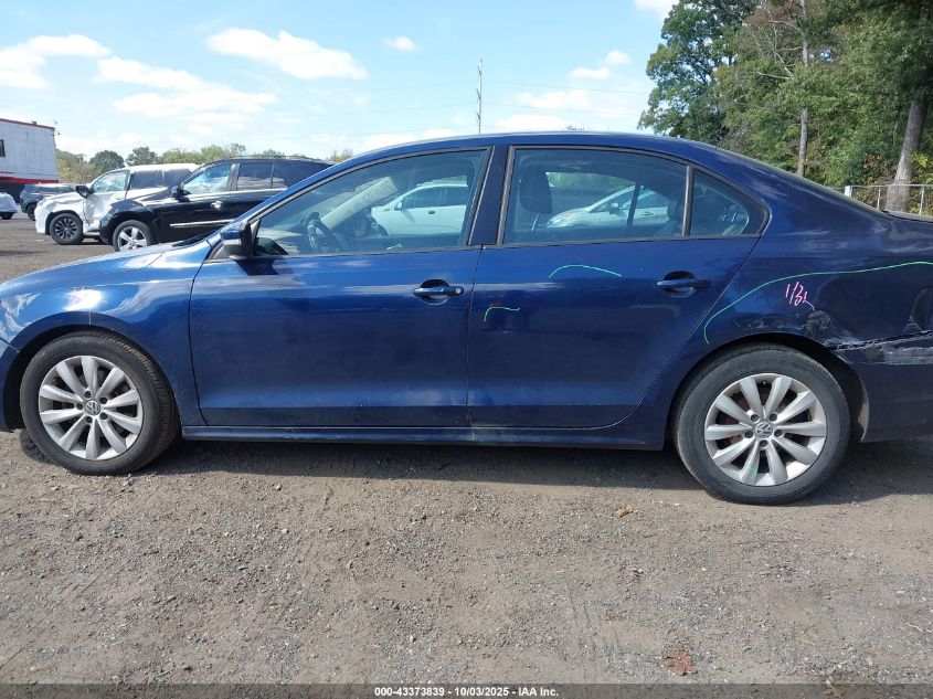 2011 Volkswagen Jetta 2.5L Se VIN: 3VWDX7AJ5BM338343 Lot: 43373839