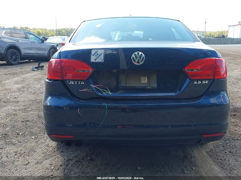 2011 Volkswagen Jetta 2.5L Se VIN: 3VWDX7AJ5BM338343 Lot: 43373839