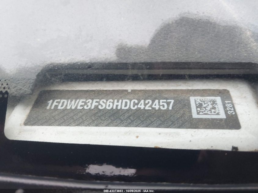 2017 Ford E-350 Cutaway VIN: 1FDWE3FS6HDC42457 Lot: 43373883