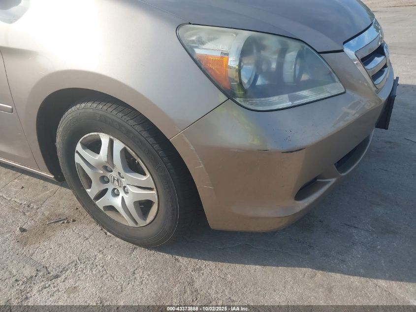 2007 Honda Odyssey Ex-L VIN: 5FNRL38747B434645 Lot: 43373888