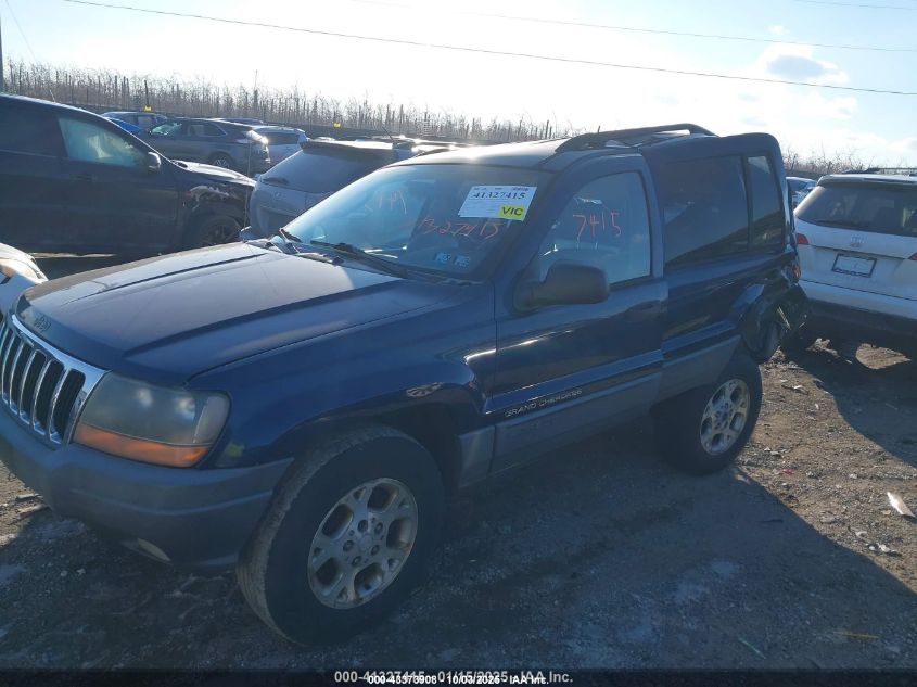 2002 Jeep Grand Cherokee Sport blue other gasoline 1J4GW38S12C181755 photo #3