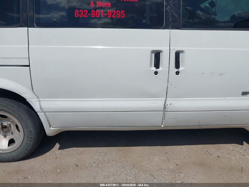 2000 GMC Safari Sl VIN: 1GKDM19W1YB529092 Lot: 43373911