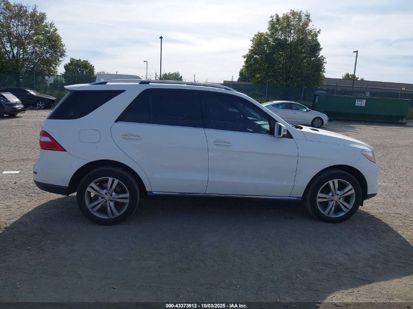 2015 Mercedes-Benz Ml 350 VIN: 4JGDA5JBXFA524203 Lot: 43373912