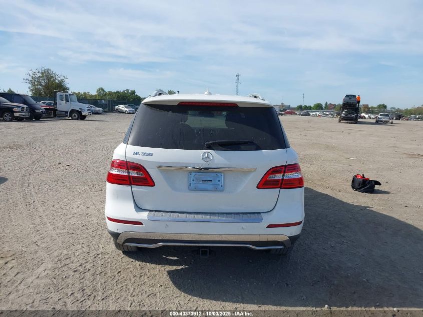 2015 Mercedes-Benz Ml 350 VIN: 4JGDA5JBXFA524203 Lot: 43373912