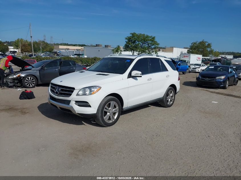 2015 Mercedes-Benz Ml 350 VIN: 4JGDA5JBXFA524203 Lot: 43373912