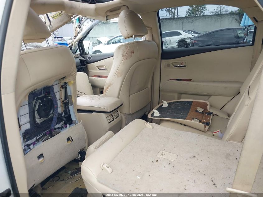 2010 Lexus Rx 350 VIN: JTJZK1BAXA2405721 Lot: 43373979