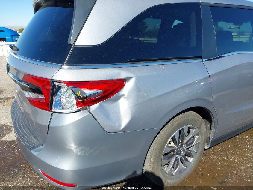 2024 Honda Odyssey Ex-L VIN: 5FNRL6H68RB050525 Lot: 43374011