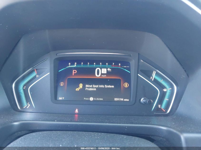 2024 Honda Odyssey Ex-L VIN: 5FNRL6H68RB050525 Lot: 43374011