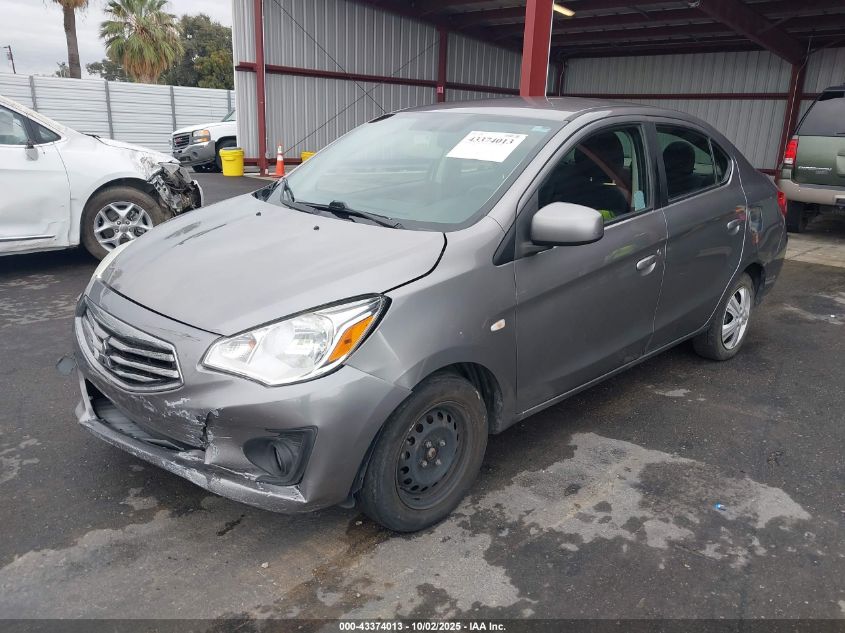 2017 Mitsubishi Mirage G4 Es VIN: ML32F3FJ1HHF10918 Lot: 43374013