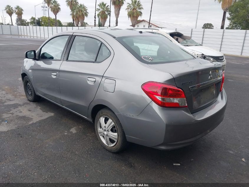 2017 Mitsubishi Mirage G4 Es VIN: ML32F3FJ1HHF10918 Lot: 43374013