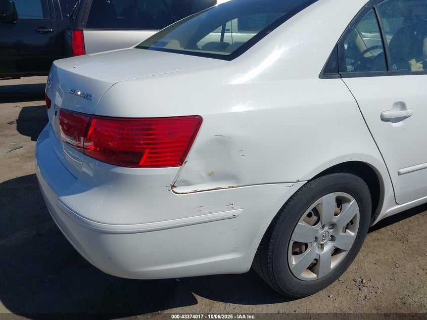 2009 Hyundai Sonata Gls VIN: 5NPET46C09H451337 Lot: 43374017