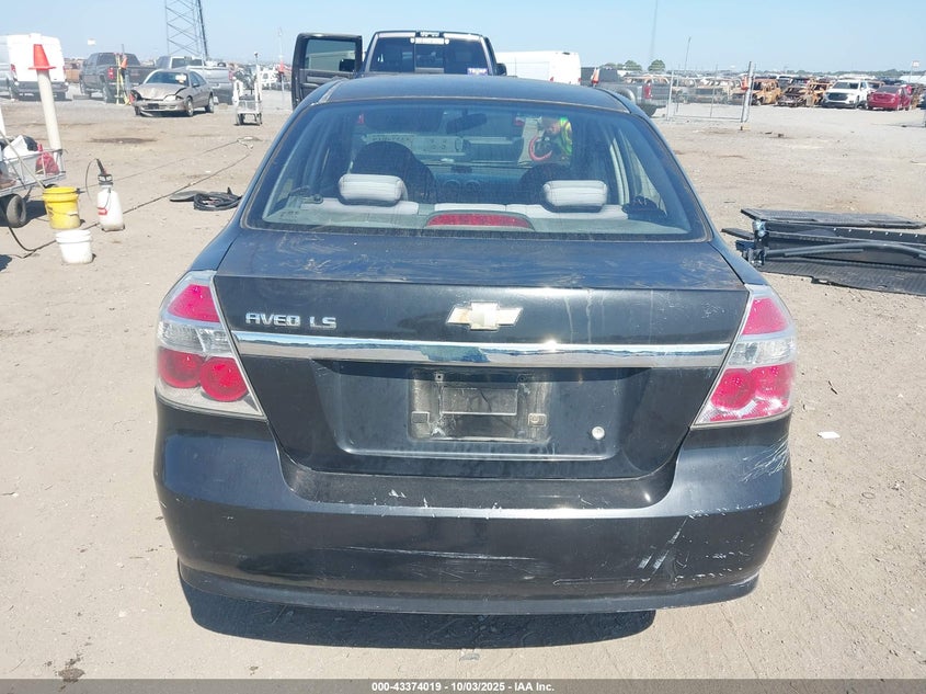 2008 Chevrolet Aveo Ls VIN: KL1TD56668B214993 Lot: 43374019