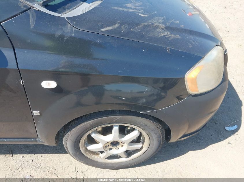 2008 Chevrolet Aveo Ls VIN: KL1TD56668B214993 Lot: 43374019