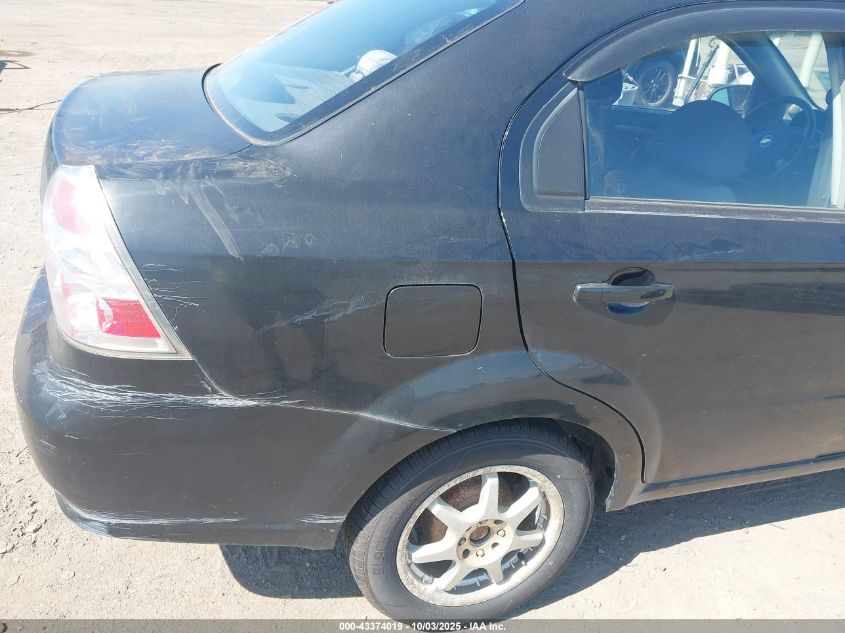 2008 Chevrolet Aveo Ls VIN: KL1TD56668B214993 Lot: 43374019