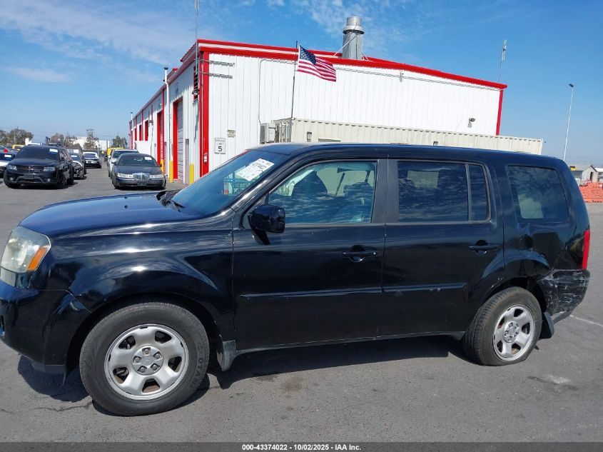 2011 Honda Pilot Lx VIN: 5FNYF3H20BB008550 Lot: 43374022