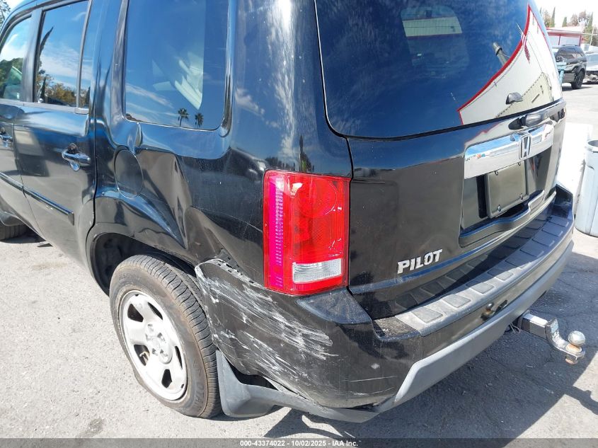 2011 Honda Pilot Lx VIN: 5FNYF3H20BB008550 Lot: 43374022