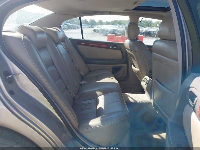 1999 Lexus Gs 300 VIN: JT8BD68S6X0049038 Lot: 43374034