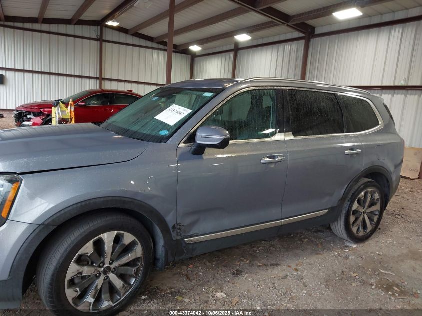 2021 Kia Telluride S VIN: 5XYP6DHC2MG106307 Lot: 43374042