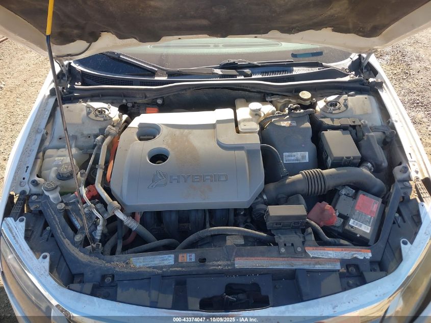 2010 Ford Fusion Hybrid VIN: 3FADP0L32AR361482 Lot: 43374047